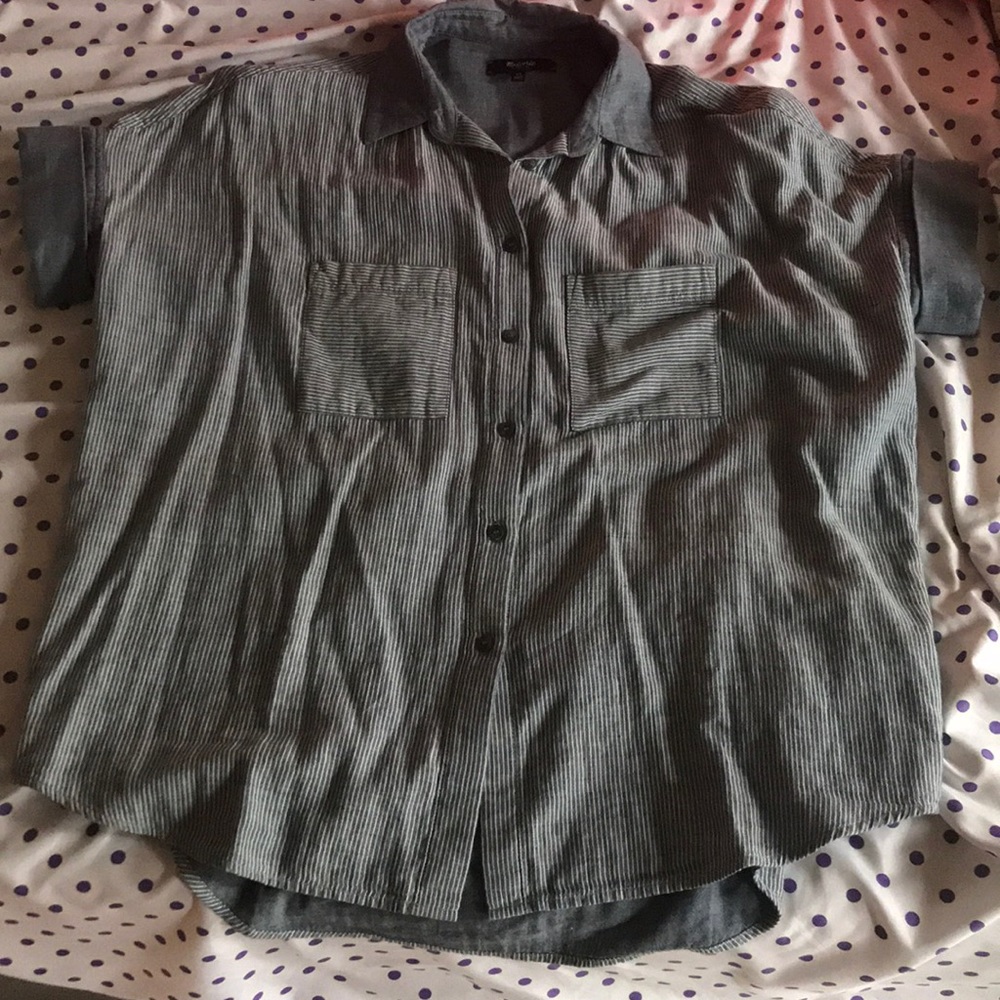 Madewell striped short-sleeved top